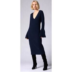Equipment Dree Midi Sweater Dress – Navy – Large
